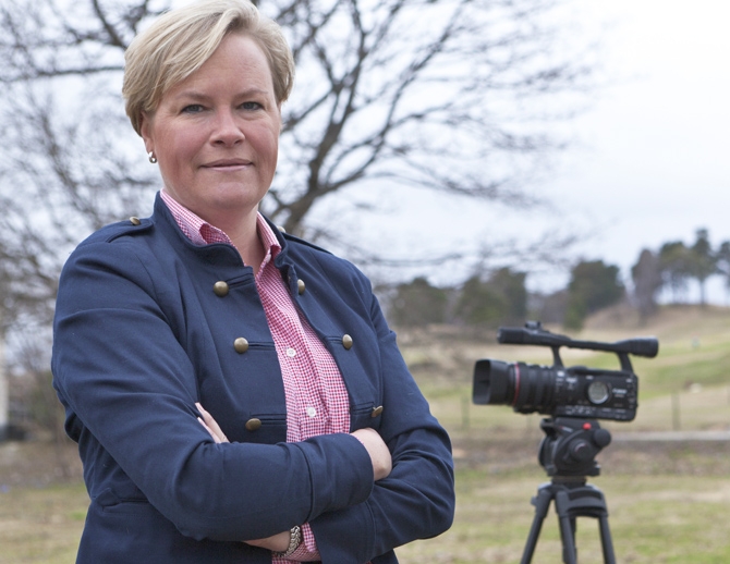 Louise Permelin är ansvarig för Nordea Tour och den som står bakom satsningen å TV-sändningar från tio tävlingar. Foto: Ove Ellemark