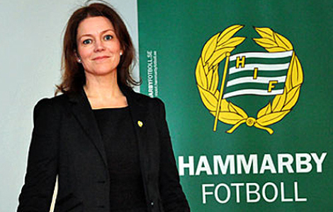 Åsa Sånemyr, 41 år, blir VD i hammarby Fotboll AB och ska främst jobba med marknads- och kommunikationsärenden.