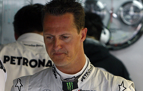 Michael Schumacher tvingades sänka lönen mest. Foto: Matthias Schrader, AP Photo/Scanpix