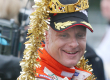 En lycklig slutsegrare i STCC, norrmannen Tommy Rustad, berikad och förskönad med guld.